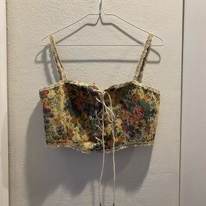 Cider Floral Corset Top